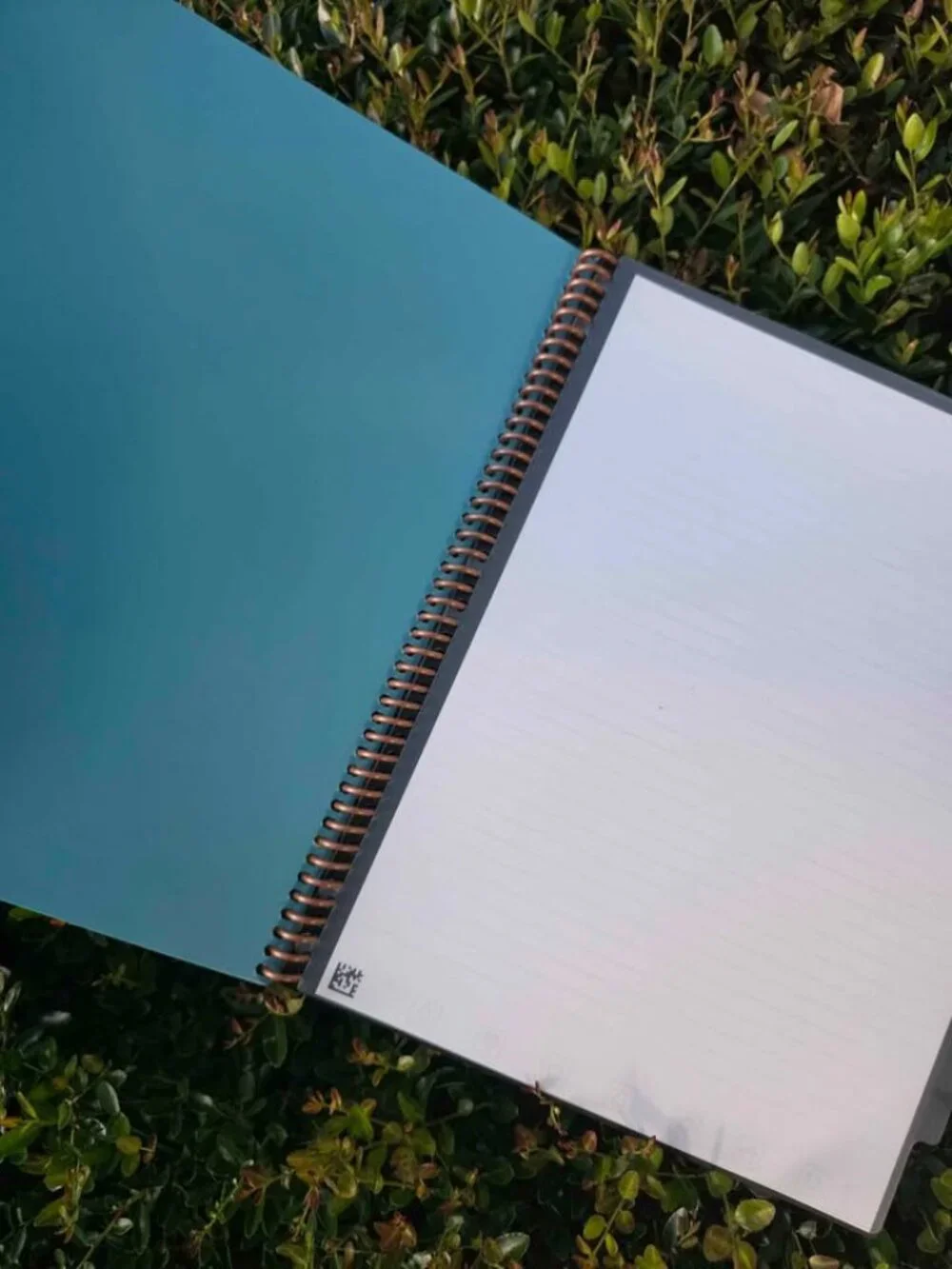 Rocketbook Multi Subject Reusable Smart Notebook Light Blue Copper Spiral Lined